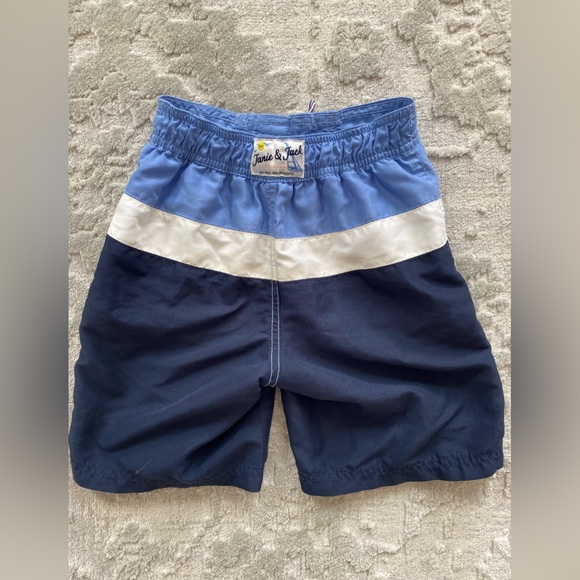 Toddler Janie and Jack Swim Trunks Shorts. Blue. Size 5T - Picture 3 of 4